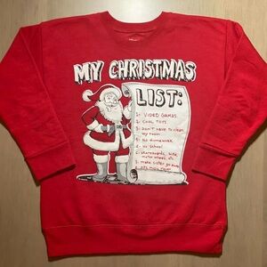 My Christmas List Ugly Christmas Sweater
